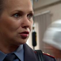 Алла Миронова на съемках сериала "Врачебная тайна"