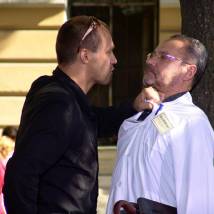 Александр Козлов на съемках сериала "Врачебная тайна"