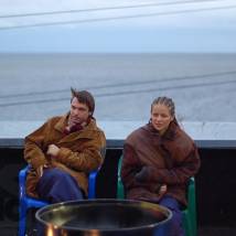 Алексей Чадов и Марина Александрова на съемках фильма "Стритрейсеры" (© фото: Централ Партнершип)