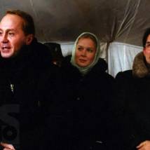 Андрей Панин, Дарья Михайлова в фильме "Поцелуй не для прессы"