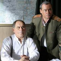 Александр Песков и Валерий Афанасьев на съемках фильма "Смерть шпионам!"