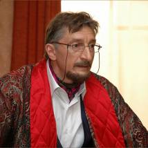 Александр Лыков на съемках фильма "Профессор в законе"