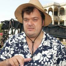 Василий Уткин на съемках фильма "День выборов"