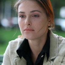 Ольга Фадеева на съемках фильма "Комната с видом на огни" (© фото: ООО "ТелеПродакшн")