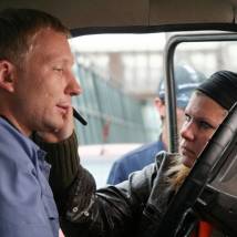 Дмитрий Куличков на съемках фильма "Кремень" (© фото: ctb.ru)