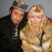 Ирина Лукина на съемках сериала "Паутина"