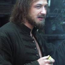 Марат Башаров на съемках фильма "1612"