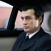 Андрей Чернышов на съемках фильма "Она сказала "Да"