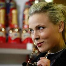 Мария Куликова на съемках фильма "Она сказала "Да"