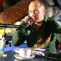 Евгений Стычкин на съемках фильма "Контракт на любовь"