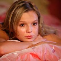 Елена Великанова на съемках фильма "Самый лучший фильм"