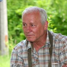 Сергей Романюк на съемках фильма "Бомж"