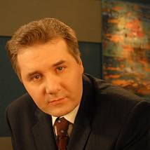 Андрей Рапопорт на съемках сериала "Богатая и любимая"