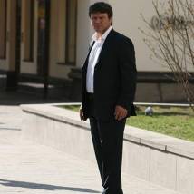 Олег Тактаров на съемках фильма "Монтана"