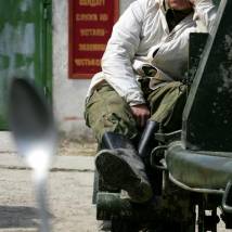 На съемках фильма "Пленный"