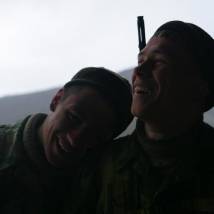 На съемках фильма "Пленный"