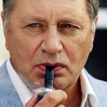 Валентин Смирнитский на съемках фильма "Путейцы"