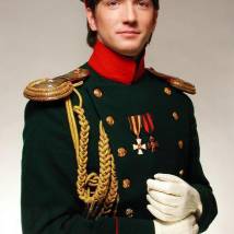 Петр Красилов на съемках сериала "Бедная Настя"