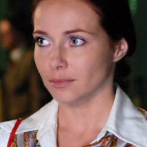 Екатерина Гусева на съемках фильма "Вербное воскресенье"