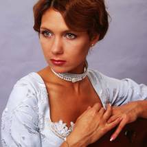 Екатерина Климова на съемках сериала "Грехи отцов"