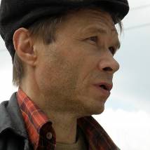 Александр Баширов на съемках фильма "Ефросинья"