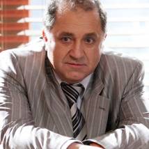 Владимир Стержаков на съемках сериала "Маргоша"