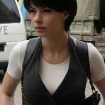 Ирина Лачина на съемках сериала "Охраняемые лица"