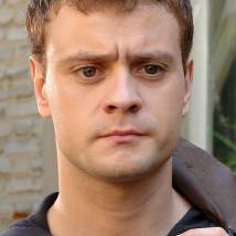 Юрий Мосейчук на съемках сериала "А счастье где-то рядом"