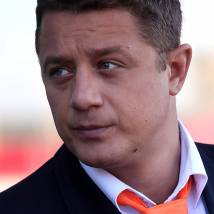 Алексей Макаров на съемках сериала "Немного не в себе"