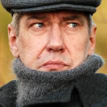 Валерий Матвеев на съемках фильма "Вербное воскресенье"