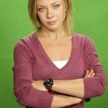 Елена Перова на съемках сериала "Маргоша 2"