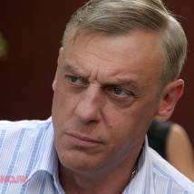 Александр Половцев на съемках фильма "Охраняемые лица"