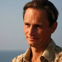 Сергей Шнырев на съемках сериала "Морской патруль"