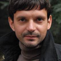 Тарас Бибич на съемках фильма "Холодное солнце"