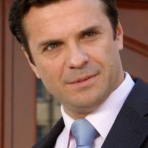 Сергей Астахов на съемках сериала "А счастье где-то рядом"