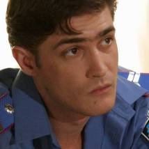 Сергей Стрельников на съемках сериала "Ангел-хранитель"