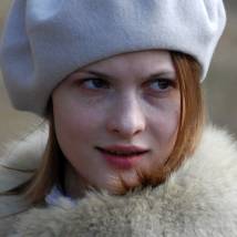 Светлана Иванова на съемках фильма "Вербное воскресенье"