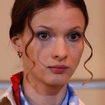 Светлана Иванова на съемках фильма "Вербное воскресенье"