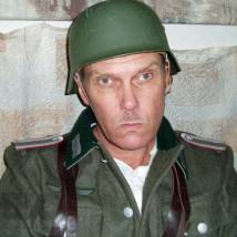 Станислав Лесной на съемках фильма "Русский крест"