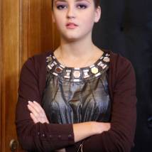 Анна Михайловская на съемках сериала "Маргоша"