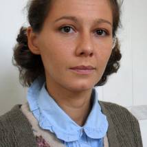 Полина Агуреева на съемках фильма "Жизнь и судьба"