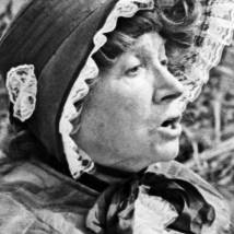 Рина Зеленая на съемках фильма "Приключения Буратино"