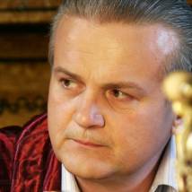 Геннадий Христенко на съемках фильма "Цыганки"