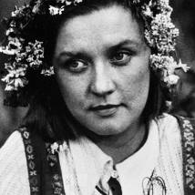Вера Алентова на съемках фильма "Москва слезам не верит"