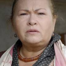 Нина Усатова на съемках фильма "Поп"