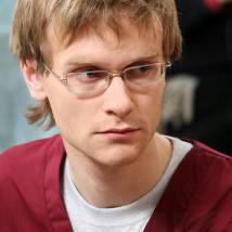 Николай Потапов на съемках сериала "Я лечу"