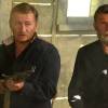 Олег Фомин и Сергей Баталов на съемках фильма "Господа офицеры: спасти императора"