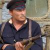 Олег Фомин на съемках фильма "Господа офицеры: спасти императора"