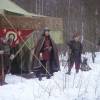 На съемках фильма "Иван Грозный"