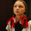 Екатерина Вилкова на съемках фильма "Вареники с вишнями"